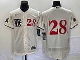 Men's Texas Rangers #28 Jonah Heim Number Cream 2023 City Connect Flex Base Stitched Baseball Jersey,baseball caps,new era cap wholesale,wholesale hats